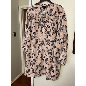 NWT Lane Bryant Peach Blouse